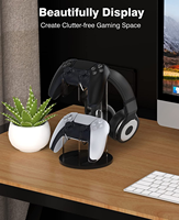 Support de contrôleur et de casque universel en acrylique pour accessoires de contrôleur Xbox/PS4/PS5/Switch Pro