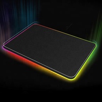 Mouse Gaming cetakan kustom logo merek oem odm diperpanjang besar 14 warna rgb Led berpendar bantalan rgb mode pencahayaan mouse gaming matt