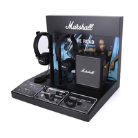 Présentoir de produits électroniques de table en acrylique personnalisé Présentoir noir pour haut-parleur de microphone