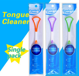 Đầy Màu sắc rộng Silicone cao su đầu và nhựa lưỡi <span class=keywords><strong>scraper</strong></span> cho hiệu quả lưỡi làm sạch - Product Image 3