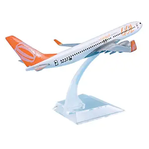 Pasokan produsen Tiongkok 1:400 16cm Model pesawat terbang logam paduan pesawat terbang Model 737-800