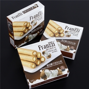 Rollitos de Queso Exóticos, Crujientes, con Sabor a Chocolate Dulce, Rellenos, en Bolsa de 102g, Certificados HACCP, Listos para Comer - Product Image 5