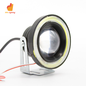 30W proiettore integrato per moto con lenti a Led DRL anello aureola faro 3.5 pollici a LED Angel Devil Eye fendinebbia - Product Image 6