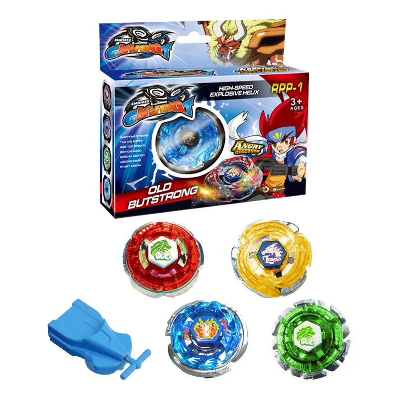 Battling Game Metal Burst Fusion Stadium with Launcher Gyro Spinning Top Toys