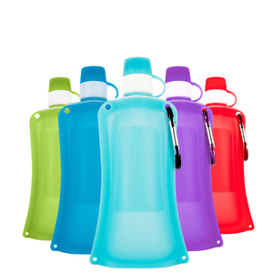 Bouteille d'eau pliable en silicone sans BPA - Product Image 1