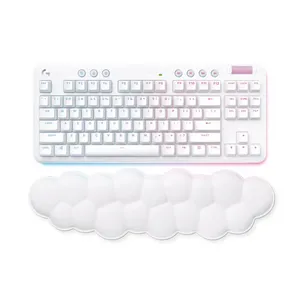 Para <span class=keywords><strong>Logitech</strong></span> G715 Aurora Teclado mecánico inalámbrico de 87 teclas Nuevo teclado ergonómico de tres modos con retroiluminación RGB para deportes electrónicos de escritorio - Product Image 1