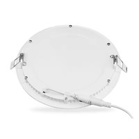 Offre Spéciale panneau lumineux mince ultra-mince rond en aluminium intégré à LED d'intérieur