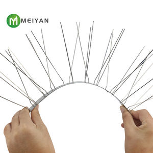 SS304ステンレス鋼ベースアンチバードスパイクフェンススパイク中庭25cm 33cm 50cmバードスパイク - Product Image 6