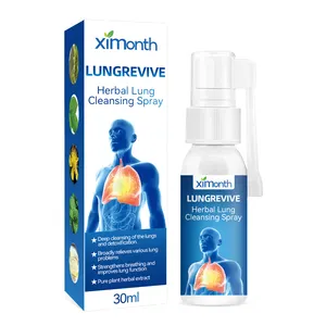 Herbal Lung Cleanse Spray Mist-Poderoso Pulmão Suporte Limpo Inflamação Aliviar Spray Herbal Sore Parar de Fumar Garganta spray