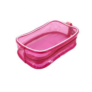 Free Sample Wholesale Custom Women Color Contrast Transparent Cosmetic <b>Bag</b> <b>Travel</b> Storage PVC Waterproof <b>Clear</b> Makeup <b>Bag</b> - Product Image 6