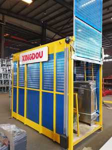 Ascenseur de construction de bâtiments de grande hauteur <span class=keywords><strong>Alimak</strong></span> 450 avec VFD pour le levage de matériaux et de passagers - Product Image 2