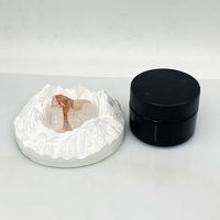 Fabrik-Großhandel Lebensmittelechte 5ml 15ml 60ml Schwarze Runde Glascremedosen mit Schraubverschluss für Gesichtscreme Balsam Salbe Hautpflege