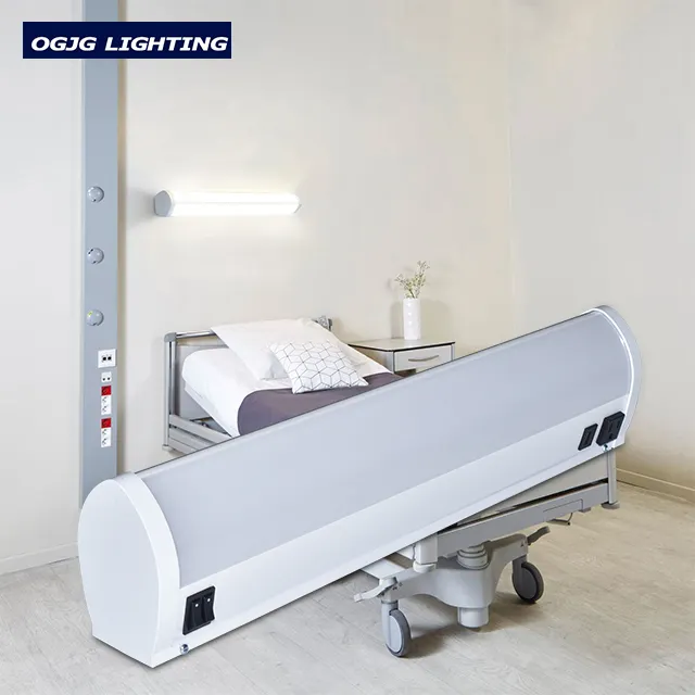 Hastane yatağı ışık 0-10V karartma yukarı aşağı aydınlatma led lineer duvar lamba aksesuarı