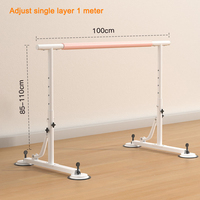 Barre de danse portable réglable en hauteur, autoportante, pour la vente en gros