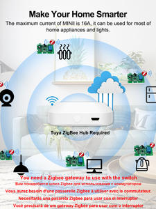 Controlador inteligente para abrir puertas de garaje, interruptor con WiFi, funciona con la aplicación Alexa <span class=keywords><strong>Echo</strong></span>, Google Home, SmartLife y Tuya - Product Image 2