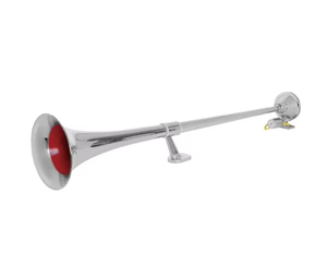 Klaxon d'air en fer monocylindre super puissant à embouchure ronde, sirène électronique pour camions et trains avec tweeter - Product Image 2