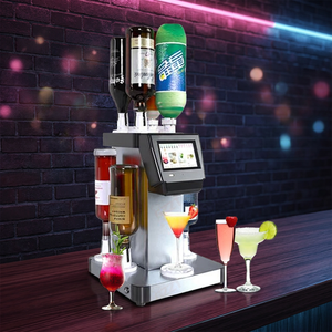 Dispensador <span class=keywords><strong>de</strong></span> Bebidas Automático Portátil <span class=keywords><strong>de</strong></span> Acero Inoxidable <span class=keywords><strong>de</strong></span> 8 Ingredientes, Máquina Mezcladora <span class=keywords><strong>de</strong></span> Cócteles Inteligente Bartesian para Alcohol, Cerveza y Bebidas - Product Image 1