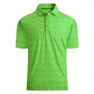 Logotipo Bordado Personalizado para Camisetas, 100% Poliéster Jersey, Manga Corta, Secado Rápido, Tallas Grandes, para Golf y Deportes, para Hombre - Product Image 3