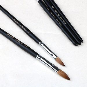 Wholesale 100% Pure Acrylic Kolinsky <strong>Brush</strong> <strong>Wood</strong> Handle <strong>Nail</strong> Art <strong>Brush</strong> - Product Image 6
