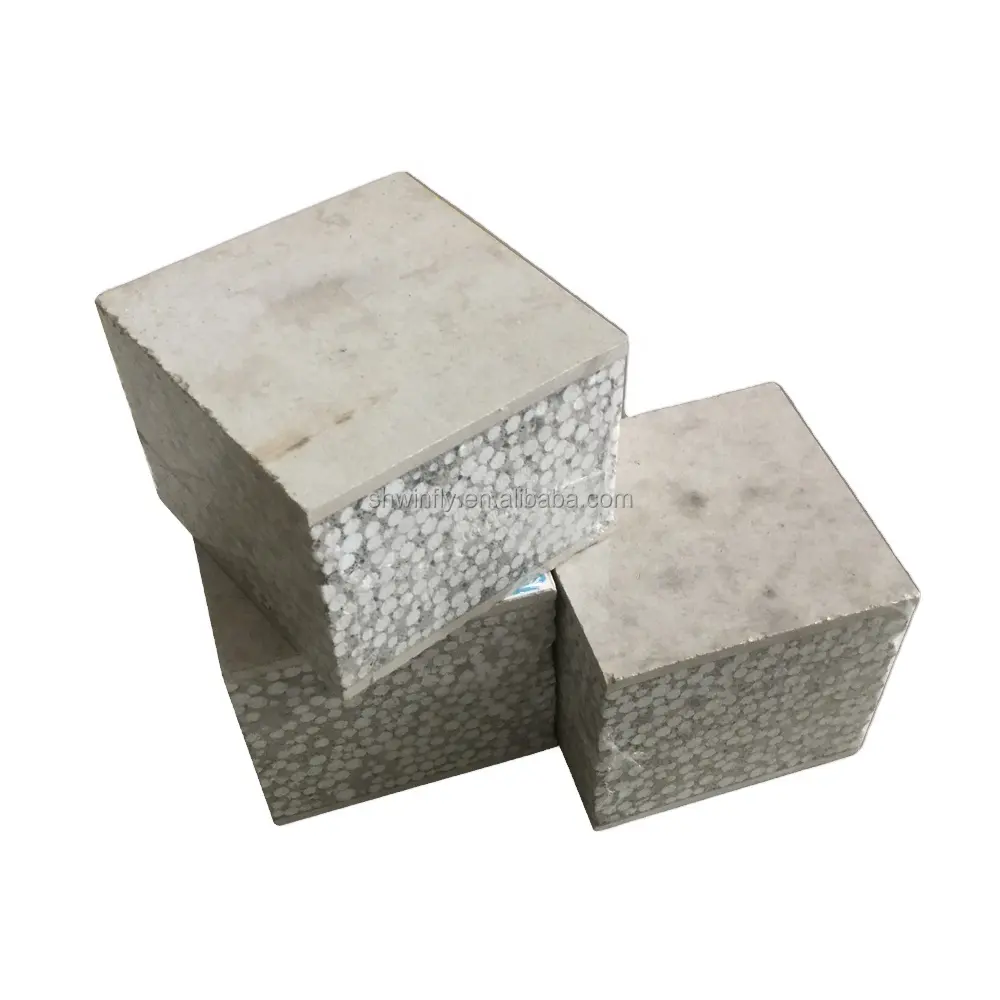 Anti-seismic and energy-saving non-asbestos outer wall polystyrene foam cement sandwich panel