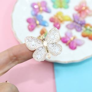 Nuevos Accesorios DIY con Estampado Dorado de Mariposa para Pendientes, Colgantes, Horquillas, Anillos para el Cabello, Fundas para Teléfonos Móviles y Broches - Product Image 6