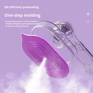 Mini plancha de vapor eléctrica portátil de mano, cepillo vaporizador para ropa, eliminación de arrugas en prendas. - Product Image 3