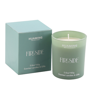 Merri augura logo personalizzato e confezione di cera di soia personalizzato barattolo di vetro aromaterapia profumato Bougie candela regalo Set per fragranza per la casa - Product Image 2