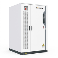 Conteneur vertical de stockage d'énergie LiFePO4 avec BMS intégré, refroidissement par air, protection incendie, pour usage industriel et commercial, et sauvegarde PV