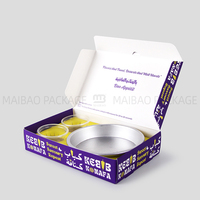 Boîte d'emballage jetable personnalisée pour pâtisserie Kunafa Basbousa Baklava Kunafa Boîte à emporter Thé de l'après-midi Dessert togo Boîtes à bonbons vides