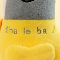 Peluche de requin et de poulet super douce et mignonne de haute qualité avec forme 3D et tissu en velours de lapin doux pour la peau