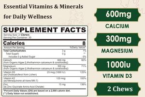 Produk laris kalsium kunyah untuk orang dewasa karamel rasa kalsium sitrat dengan <span class=keywords><strong>Vitamin</strong></span> D3 & kunyah lembut energi untuk anak-anak dan senior - Product Image 6