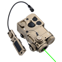 Pointeur laser rouge/vert/bleu PST-4 en métal, viseur, indicateur + IR avec interrupteur à pression à distance, luminosité à 4 niveaux, 5 modes de fonctionnement