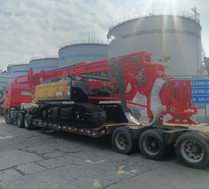 Machine de forage rotative hydraulique haute performance SR125-C10 45m 1300mm, engin de fondation profonde, capacité 37 tonnes, roulement moteur - Product Image 3