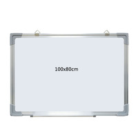 Tableau blanc magnétique portable à suspendre, effaçable à sec, simple face, pour l'école et les fournitures de bureau