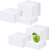 Maßgefertigtes Acryl-Riser-Cube-Display-Set - Einfache Montage AURORA Marke Fabrikpreis Schnelle Lieferung Anpassbare Farbe und Größe Quadratisches Display