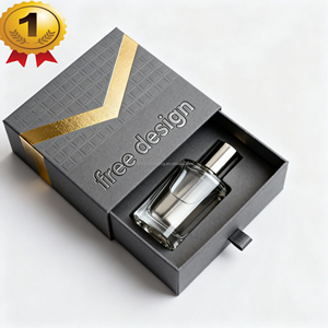 Custom Logo Eco-Friendly Rigid Cardboard <b>Box</b> with Handle and Foam Insert for Perfume Packaging <b>Magnetic</b> Closure - Product Image 3