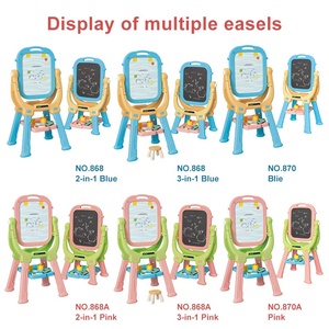 Trẻ Em Đa Chức Năng Bảng Vẽ Doodle Giá Vẽ Tranh Đóng Mở Đứng Hai Mặt Quay Vẽ Máy Tính Bảng Viết Hội Đồng Quản Trị - Product Image 6