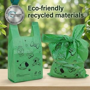 Lavender Scented Biodegradable Dog Poop Bags Cartoon Style Eco Friendly Pet Waste Disposal Bags Manufacturer Wholesale - Product Image 1