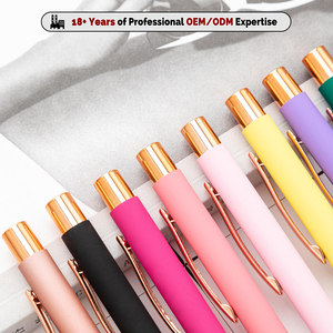 Penna <span class=keywords><strong>a</strong></span> <span class=keywords><strong>Sfera</strong></span> Promozionale in Oro Rosa, Penna Pubblicitaria <span class=keywords><strong>di</strong></span> <span class=keywords><strong>Lusso</strong></span> Personalizzata con Logo Stampato, Incisione Laser o Serigrafia - Product Image 2