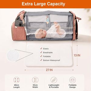 Sac à langer multifonctionnel best-seller pour bébé avec station de change intégrée - Product Image 2