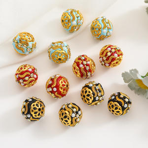 Design original personnalité mode bijoux à bricoler soi-même accessoires perles d'argile bracelet fait main matériel pendentif Népal - Product Image 4