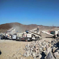 Alibaba 200-500TPH Achats en ligne Hongxing mobile Granit basalte rock crusher plant crawler mobile jaw crusher