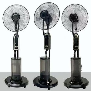 Ventilateur brumisateur électrique 18 pouces avec télécommande, alimentation CA, oscillant, pour usage extérieur, garages, hôtels, construction en plastique durable - Product Image 2