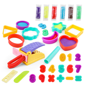 Bgl số hình học lễ hội đất sét thiết lập sáng tạo thông minh trẻ em giáo dục plasticine mô hình bột lễ hội màu playdough Slime - Product Image 2