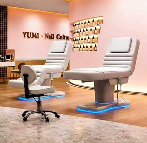 Cama Eléctrica de Belleza, Cama de Masaje y Terapia, Cama Multifuncional Elevadora y Plegable de Látex para Salones de Belleza - Product Image 3