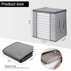 Bolsa Organizadora de Almacenamiento Debajo de la Cama, Plegable, de Gran Capacidad, Resistente, de Tela No Tejida, para Ropa de Cama y Ropa en el Dormitorio - Product Image 6