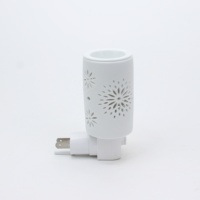 Réchauffeur de parfum de diffuseur de veilleuse électrique en céramique d'harmonie élégante enfichable pour le réchauffeur parfumé enfichable de cire d'huile aromatique
