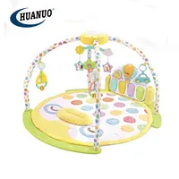 selling musical cotton gym piano playmat projection fitness baby playmat baby toy