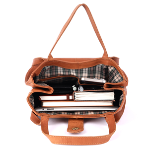 กระเป๋าถือหนังแท้ทนทาน ผลิตในอินเดีย มีช่องใส่ของหลายช่อง เหมาะสำหรับการทำงาน การเดินทาง และการใช้งานประจำวัน มีจำหน่ายแล้ว - Product Image 2