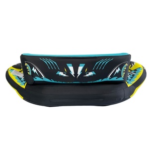 PVC Inflatable 3 Person <b>Towable</b> Tube 192*251*50 CM for Surfing and Boating - Product Image 2